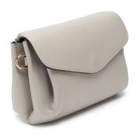 Elie Beaumont Italian Leather Envelope Bag in Stone